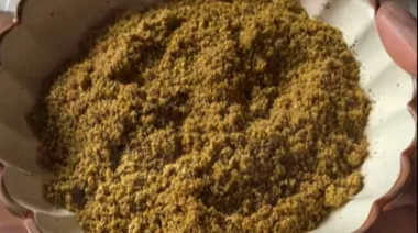 Coriander Seed Panjiri and Panchamrit Served for Janmashtami Puja 2